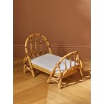 Lit poupe en rotin cleste