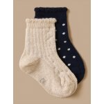 Lot de 2 paires de chaussettes de f�te b�b�