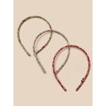 Lot de 3 fins serre - t�tes fille en tissu liberty