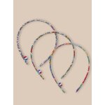 Lot de 3 fins serre - ttes fille en tissu liberty