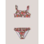 Maillot de bain fille 2 pices - tissu liberty