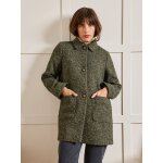 Manteau court twill moulin femme