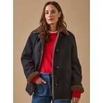 Manteau gans� int�rieur sherpa femme