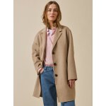 Manteau lainage double face femme