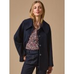 Manteau lainage double face femme