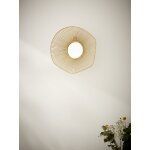 Miroir fleur mtal