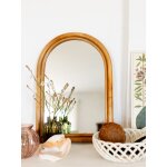 Miroir en rotin cleste