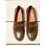 Mocassins bijoux cuir femme