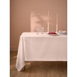 Nappe en coton aspect lin pois dor�s