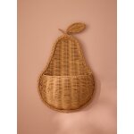 Panier en rotin forme poire