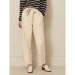 Pantalon cargo ceintur� coton et lin femme marie