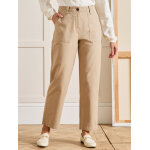 Pantalon cargo gabardine femme lonie