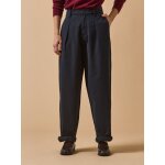 Pantalon carotte twill coton femme clstine