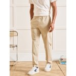 Pantalon confort toile coton homme