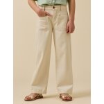 Pantalon droit fille en denim