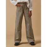 Pantalon droit ray fille