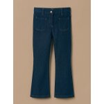 Pantalon flare fille denim