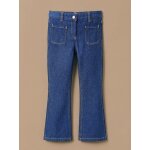 Pantalon flare fille denim