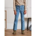 Pantalon flare fille en denim