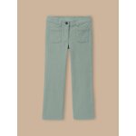 Pantalon flare fille en velours