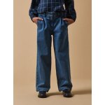 Pantalon large fille en denim