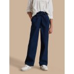 Pantalon large fille denim light