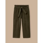 Pantalon large fille en velours