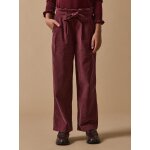 Pantalon large fille en velours