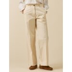 Pantalon large gabardine femme clara