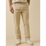 Pantalon taille �lastiqu�e popeline craquante homme