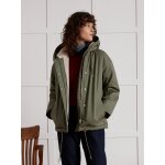 Parka courte femme double imitation fourrure