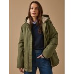 Parka courte femme doubl�e imitation fourrure