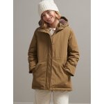 Parka fille double d'imitation fourrure