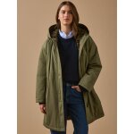 Parka mi - longue femme doubl�e imitation fourrure