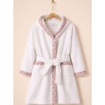 Peignoir enfant en �ponge et tissu liberty