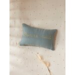 Petit coussin gaze de coton broderie dor�e
