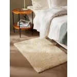 Petit tapis poils longs pure laine