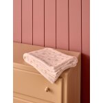 Plaid b�b� gaze de coton et micro - polaire