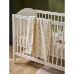 Plaid bb gaze de coton et micro - polaire