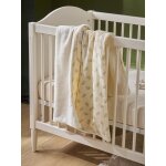 Plaid bb gaze de coton et micro - polaire