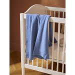 Plaid pointelle b�b� lambswool