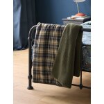 Plaid réversible sherpa et tartan Plaid réversible sherpa et tartan