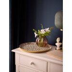 Plateau maill rond floral