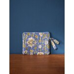 Pochette matelasse en tissu indien