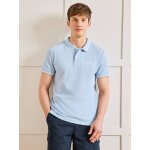 Polo bicolore maille piqu�e homme coton biologique