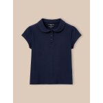 Polo fille en maille piqu�e - coton biologique