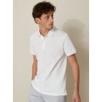 Polo maille piqu�e bicolore homme - coton biologique