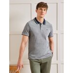 Polo maille piqu�e effet chin� homme coton biologique