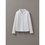 Polo en maille pique fille - coton biologique