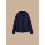 Polo en maille piqu�e fille - coton biologique